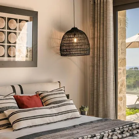 Golden Stone Made In Karavados Village! Villa *